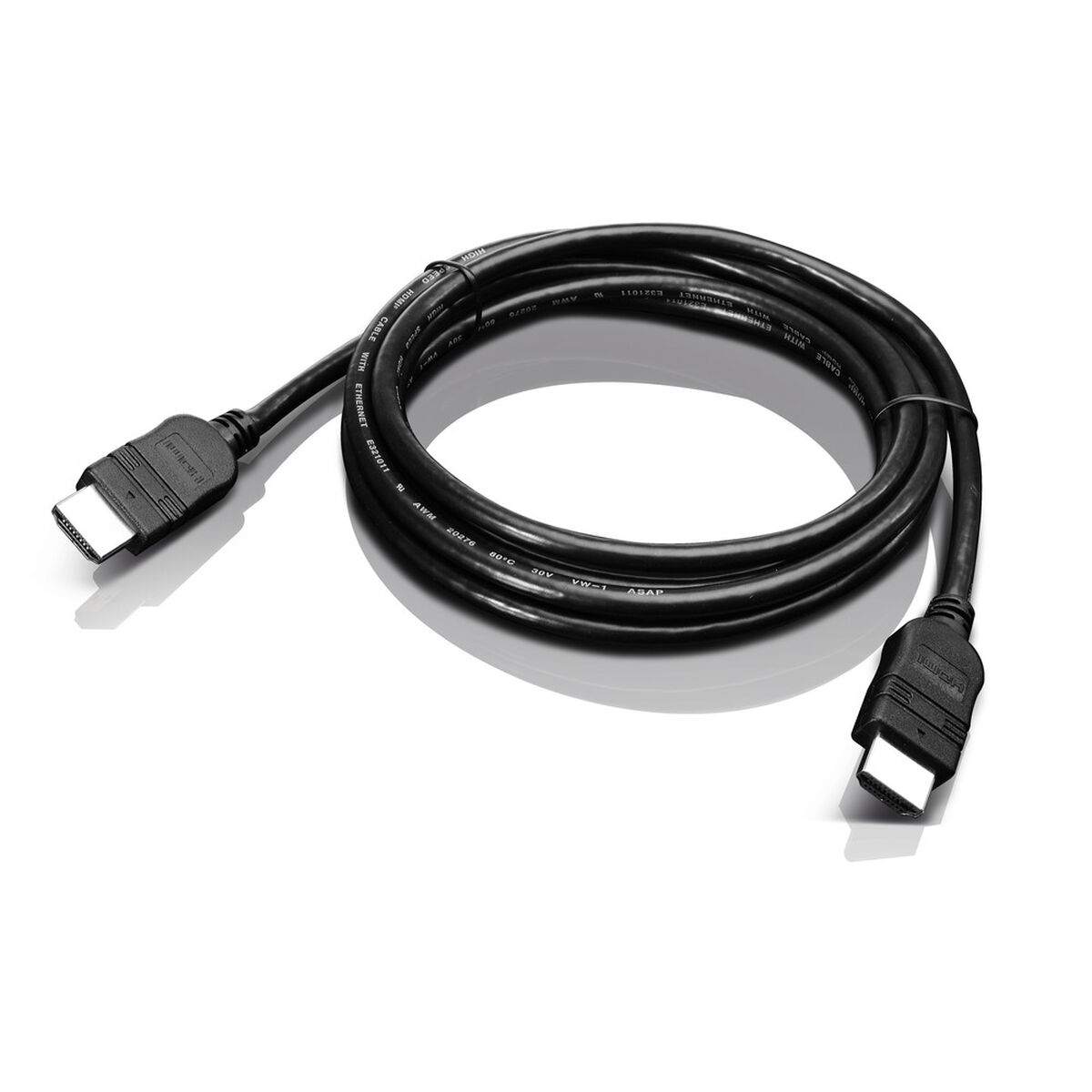 HDMI Kabelis Lenovo 0B47070 Melns 2 m